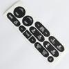 New Radio Button Repair Decal Sticker Kit For Cadillac Isuzu 2002-2006