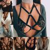 New Bralette Bustier Belt Lingerie Sexy Bandage Bra Cage Harness Push Up Crop Top