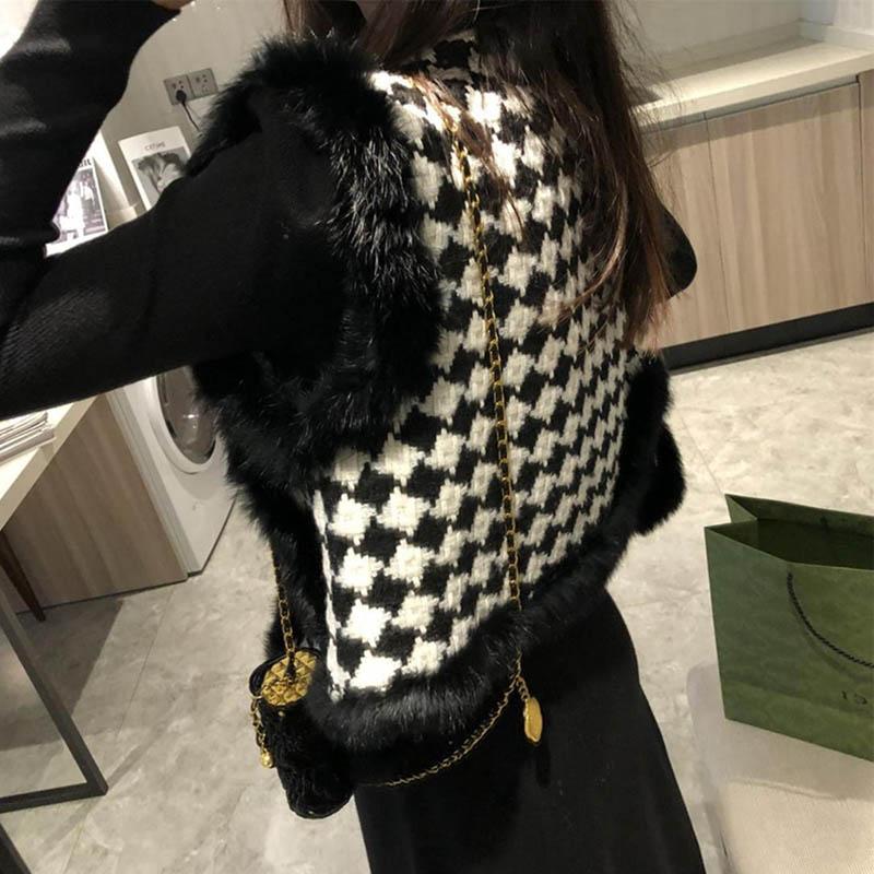 Жилет для женщин из хлопка, осенне-зимний, безрукавный, вязаный, жилет-свитер, свободный, утолщенный, повседневный, с V-образным вырезом