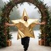Soft Five-Pointed Star Costume Sparkly Star Pentagram Costume  Role Play Costume