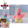 Fluffy Spongebob Patrick Star Squidward Plush Toy Pendant Soft Stuffed Doll For Girls And Boys