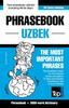 Книга Phrasebook - Uzbek - The Most Important Phrases : Phrasebook and 3000-word Dictionary