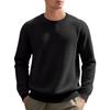 Men Lightweight Long Sleeve Pullover  Solid Color Casual Loose Fall Winter Clothing