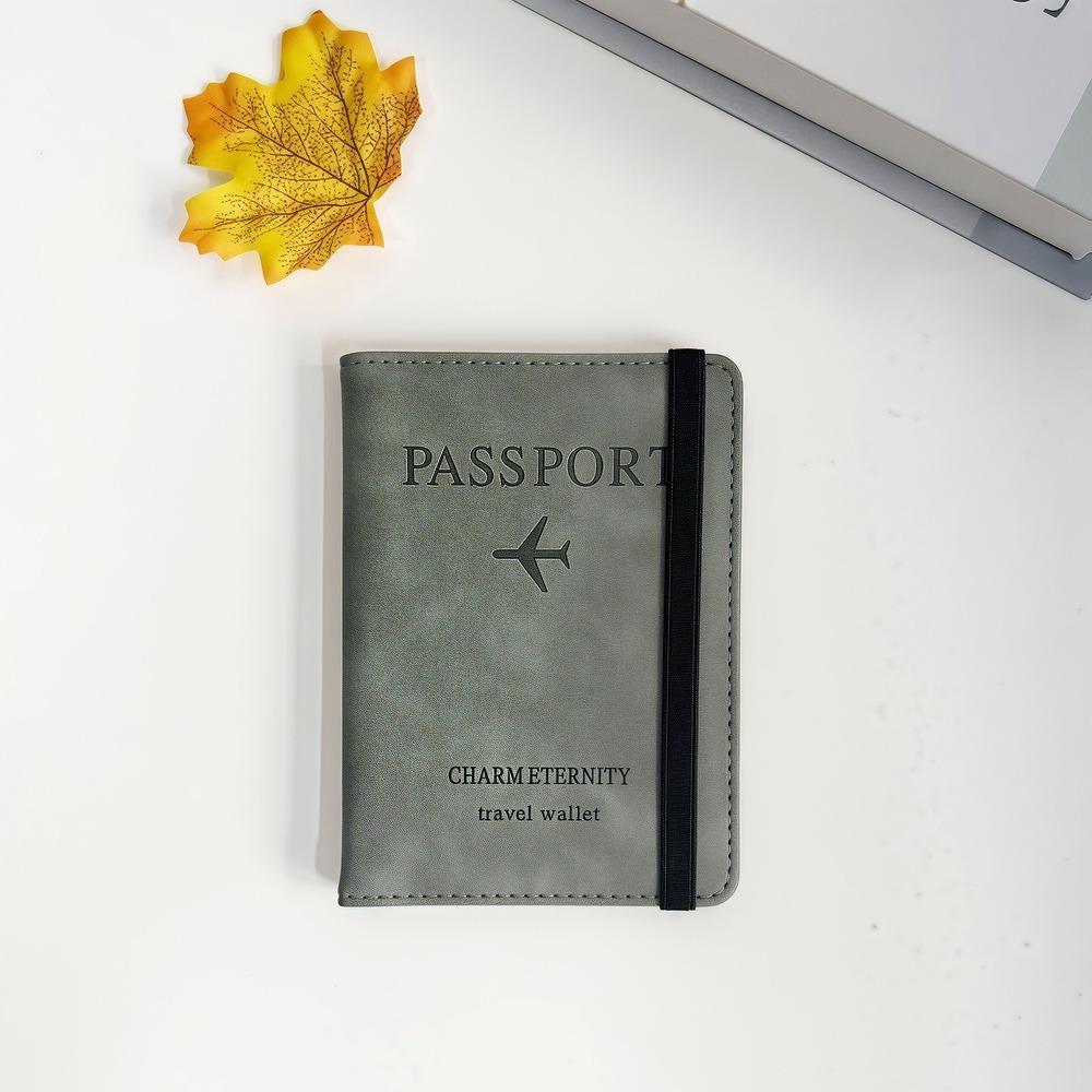 PU Leather Card Holder, Passport Holder, RFID Passport Cover, Multi-functional ID Bag.zwq