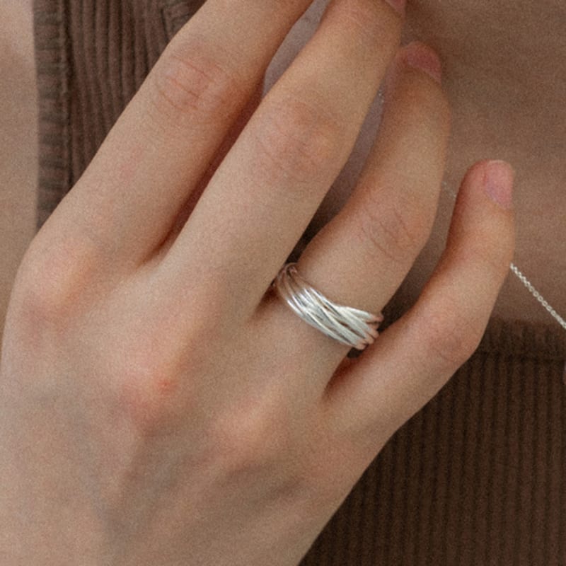 NORMALLEE [Silver 925] Stack Ring (Slim)