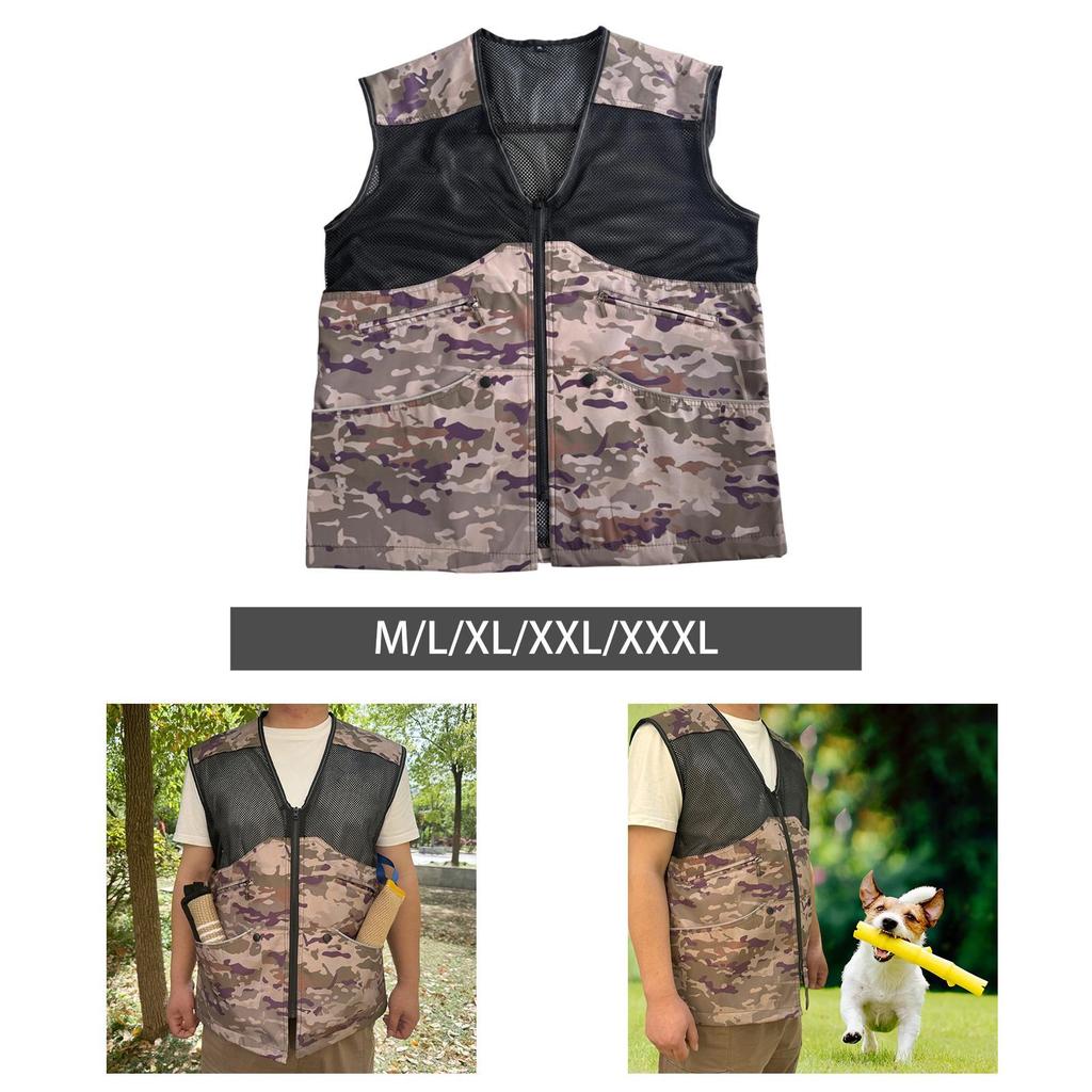 Dog Handler Training Vest Windproof Breathable Anti Bite for Dogs Training Activities Men Women Handler Dogs Trainer Workwear