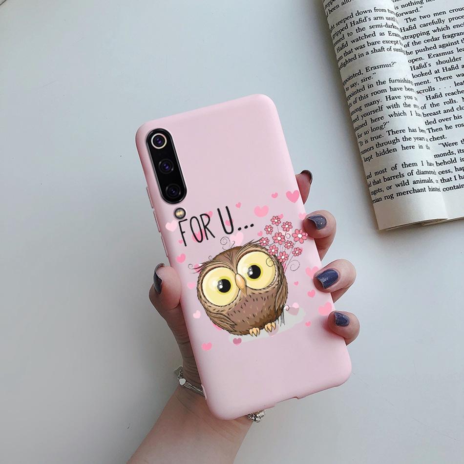 Case For Xiaomi Mi 8 9 Lite SE Fashion Silicone Love Heart Sunflower Phone Case Cute Cover Coque on Mi8 Mi9 9SE 8Lite 9Lite Case