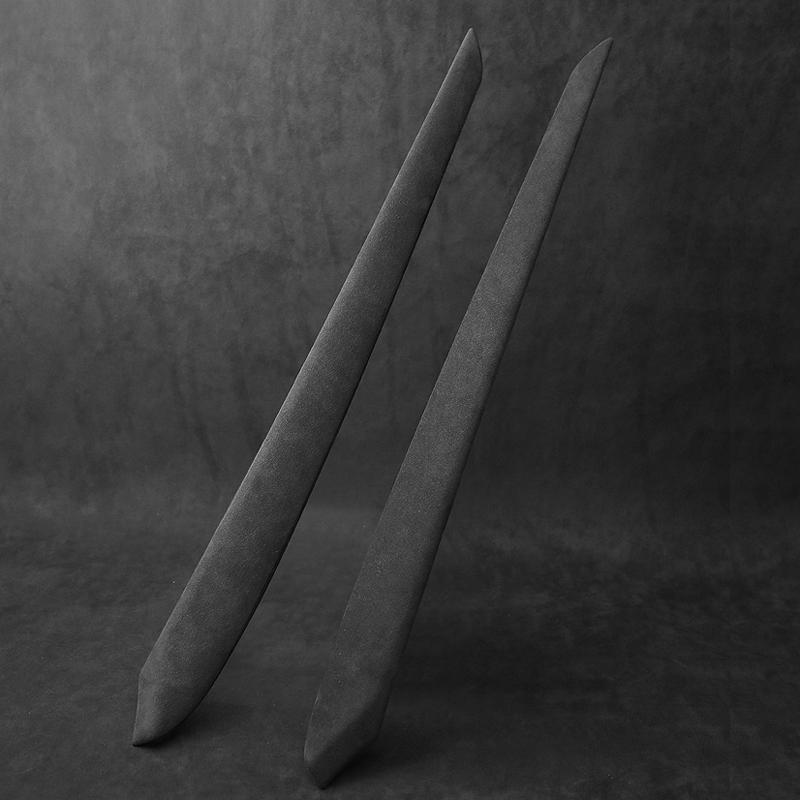 Для Tesla Model 3 Y 2022 2023 Накладка на дверную обшивку из замши, защитная накладка для стильной отделки двери, модифицированные аксессуары для украшения интерьера