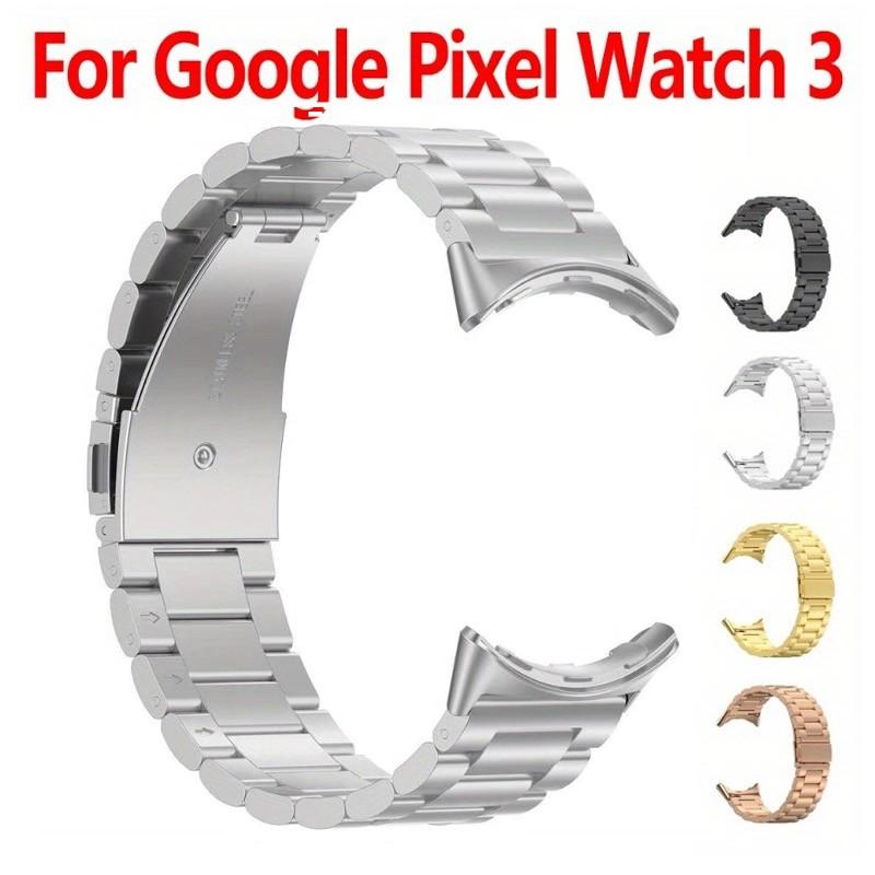 Металлический ремешок из нержавеющей стали для Google Pixel Watch 3 45 мм, аксессуары для ремешка, замена