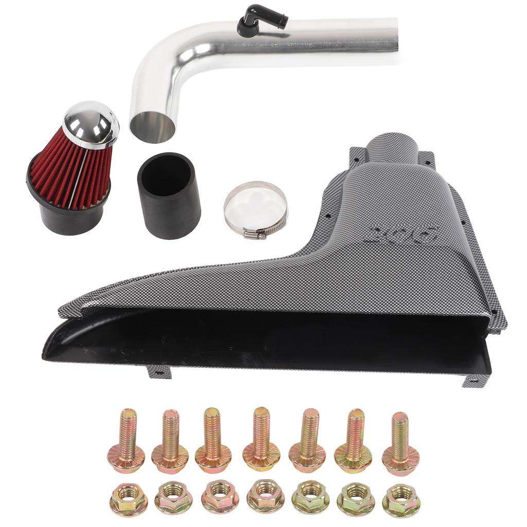 Комплект фильтра коробки забора воздуха в стиле карбонового волокна Замена для 206 1.6L 2005‑2008