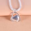 Sui Bian Korean Fashion Silver Plated Heart Clavicle Necklace for Women