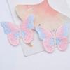 12Pcs 58*45mm Embroidered Knitting Butterfly for Clothes Hat Gloves Sewing Patches DIY Headwear Hair Clips Decor Accessories