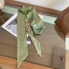 Large Size Long Silk Scarf Korean Hair Band Fashion Silk Scarves  For Women