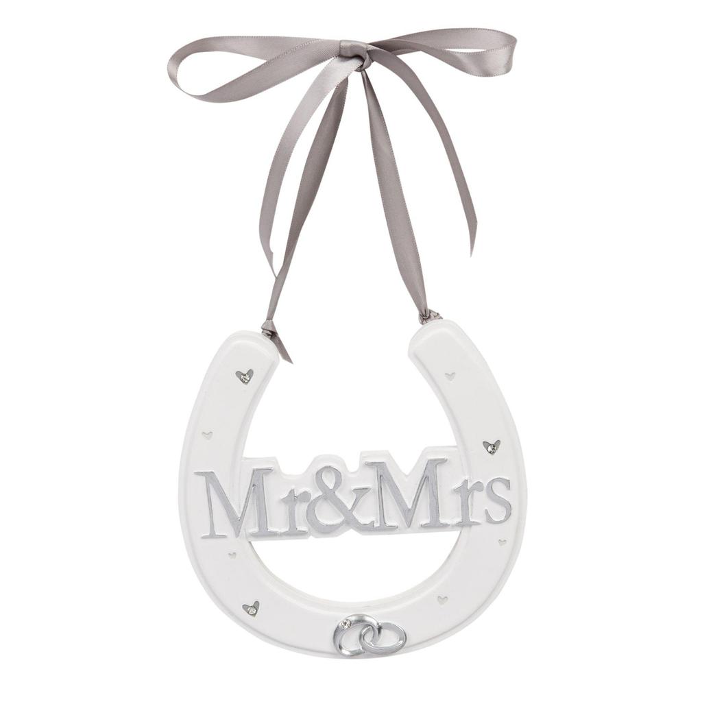 Amore Mr & Mrs Resin Wedding Plaque