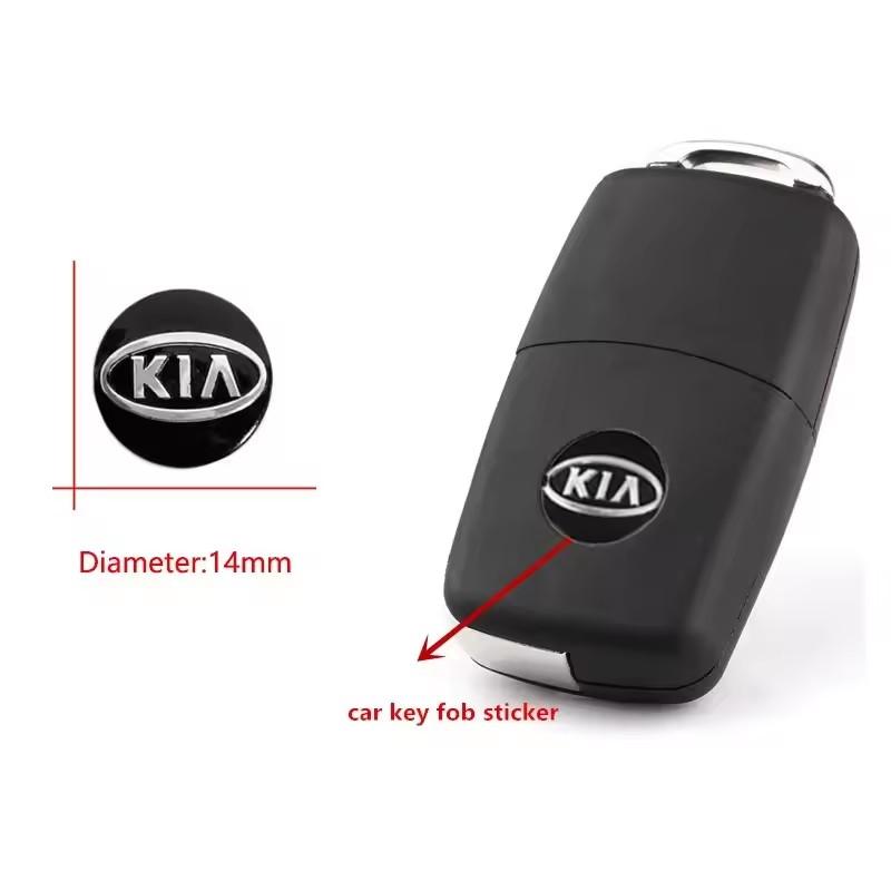Алюминиевая металлическая наклейка-значок на брелок автомобиля для Kia Stinger Sonet Sportage Ceed Picanto Optima K7 K5 K8 K3 Venga rnqt40