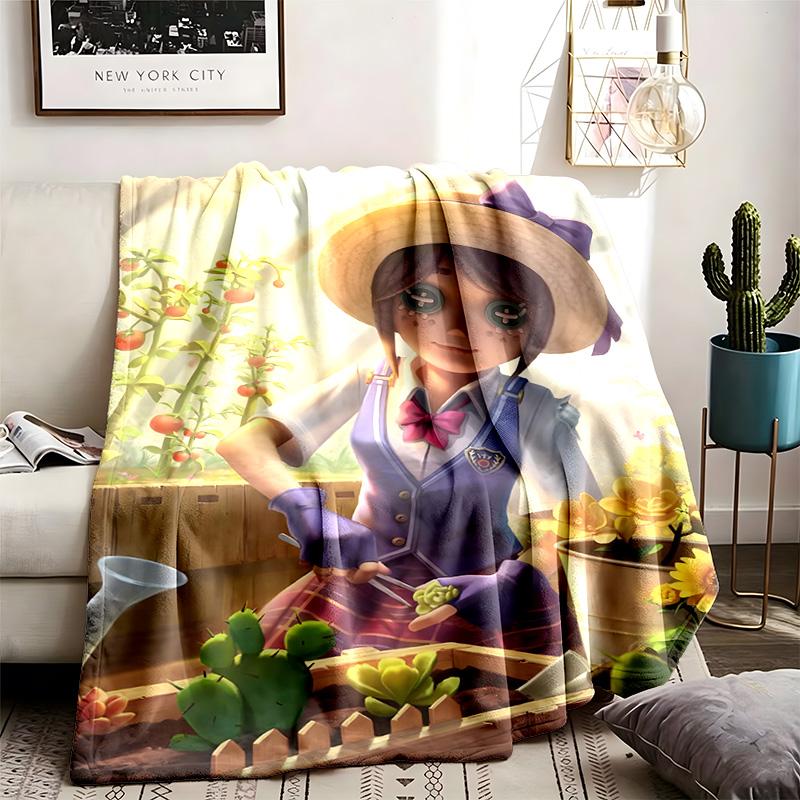 Identity V Theme Blanket Suitable For The Sofa Camping And Travel Made Of Soft Flannel Material An Ideal Gift For Occasions Such As Birthday