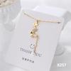 New Niche Design Retro Butterfly Micro-Inlaid Zircon Pendant Necklace Women'S Fashion Collarbone Chain