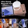 Чехол Samsung Z Flip7FE с магнитной подставкой Crystal Shield, защищенный от падений