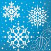Snowflake Christmas Napkins (Pack of 16)
