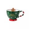 Christmas Coffee Mug Cartoon Ceramic Cup Creative Gift for Breakfast Xmas Holiday