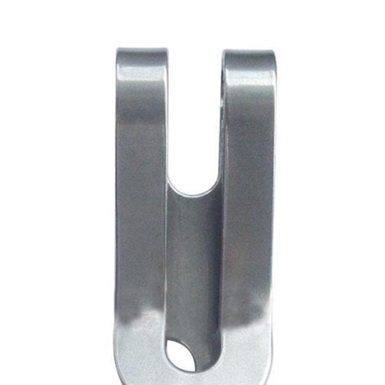 Зажим для денег, многофункциональный мини-тонкий кошелек из нержавеющей стали, минималистичный карабин, крючки-защелки