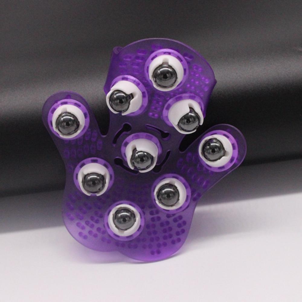 Roller Ball Body Massage Glove Muscle Pain Relief Relax Anti-Cellulite Massager For Hand Neck Back Shoulder Buttocks Health Care