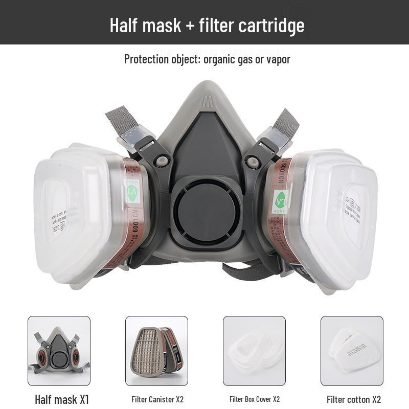 Респиратор 6200 Маска KN95 для защиты от распыляемой краски, пестицидов, химикатов и формальдегида