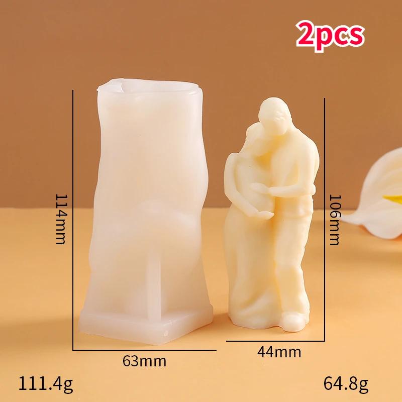 Домашнее рукоделие силиконовые формы для свечей для девочек DIY Rose Blindned Female Aromath Gpysum Home Decor Making Women Head Art Candle Mold