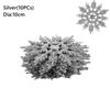 10 см Рождественская блестящая снежинка Подвеска для подвешивания DIY Поделка Украшение для рождественской елки Блестящий Очаровательный Праздничный реквизит для вечеринки