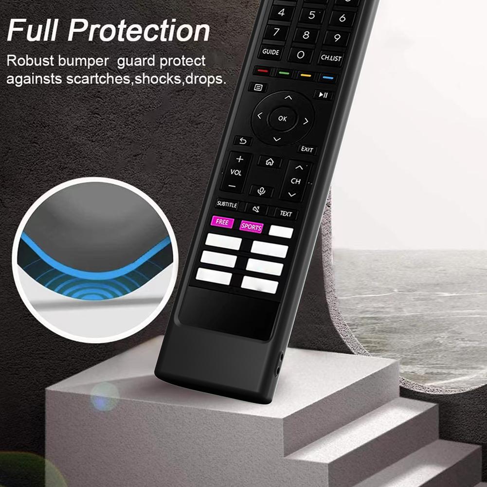 Силиконовый чехол для пульта дистанционного управления, ударопрочный, противоскользящий, со шнурком, аксессуары для Hisense ERF3C80H ERF3A80H