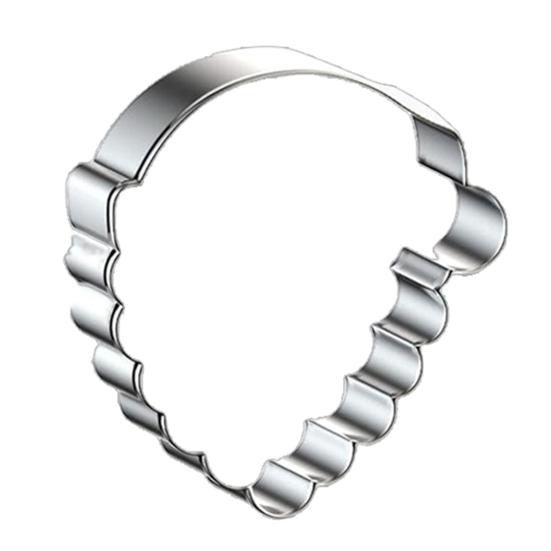 Santa Claus Cookie Cutters Stainless Steel Baking Mold for DIY Christmas Cookies Cakes Non-Stick Holiday Baking Tool