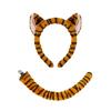 Animal Tigre Costumes Tigre Ears Headband Tail Bowtie Animal Fancy Costume Kits Halloween Cosplay Party Accessories