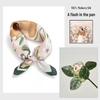 Elegant Mulberry Silk Scarf Flower Gift