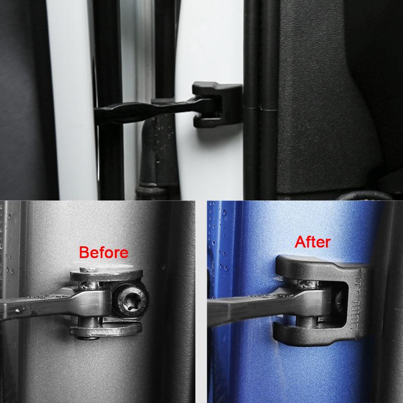 4pcs ABS Car styling Door Check Arm Protection Cover For Volvo XC40 S60 XC60 V60 XC90 V40 S90 C40 V90 Polestar 1 2 2004-2024