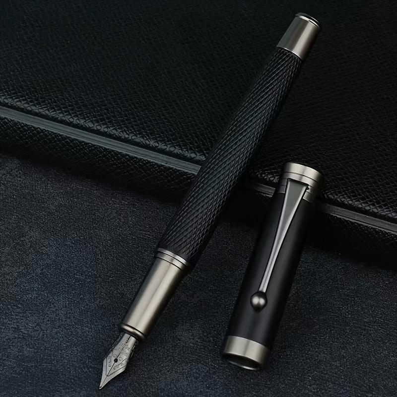 Black Forest Brass Fountain Pen, 0.5mm Black Pen Tip - Elegant Business Office Gift