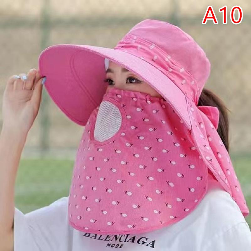 Летняя быстросохнущая кепка для рыбалки с защитой от ультрафиолета, защитная крышка для лица и шеи, для рыбалки на открытом воздухе, для велоспорта, съемный козырек, женская панама