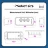Панель с розеткой 12/24 В для автомобильного прикуривателя, двойной USB-адаптер, панель для быстрой зарядки автомобиля, настенный монтаж, 3-портовая USB-розетка для автомобиля, мотоцикла, лодки, грузовика