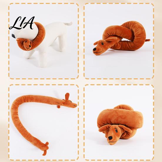 Tug of War Dog Toys Plush Squeaky Toy, Long Strip Stuffed Animal Chew Aggressive Chewer for Dogs Interactive Tug-of-War Toy Small to Medium