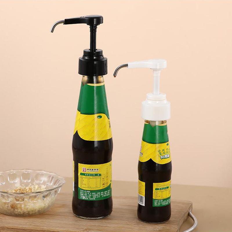 Oyster Sauce Dispenser Jam Bottle Pump Tomato Ketchup Paste Nozzle Cooking Seasoning Oil Bottle Home Kitchen Tools
