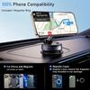 Магнитный держатель для телефона с регулировкой на 360°, подходит для использования в автомобиле и на рабочем столе, совместим с сериями iPhone 16/15/14/12, портативное складное автомобильное крепление