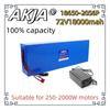 Air Fast Transportation New Full Capacity Power 18650 Lithium Battery 72V18AH Lithium Battery Pack 20S6P Suitable for 250-2000W