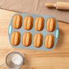 Household Non-stick Silicone Bread Pan Anti-scalding Heat-resistant Baking Mold Easy Release Rectangular Baking Tray Oven
