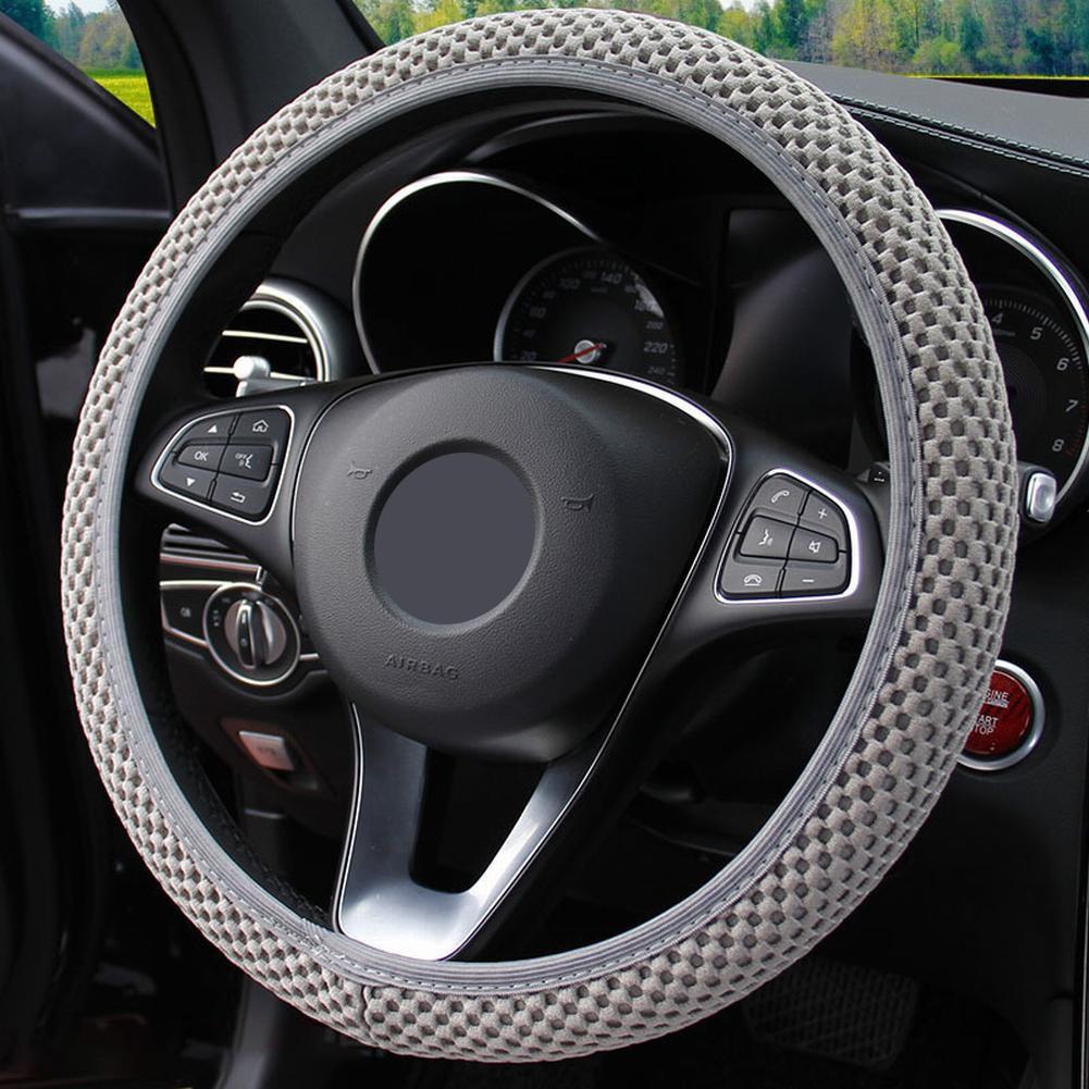High Quality Anti-slip Wheel Protector Car Steering Wheel Cover 1x New