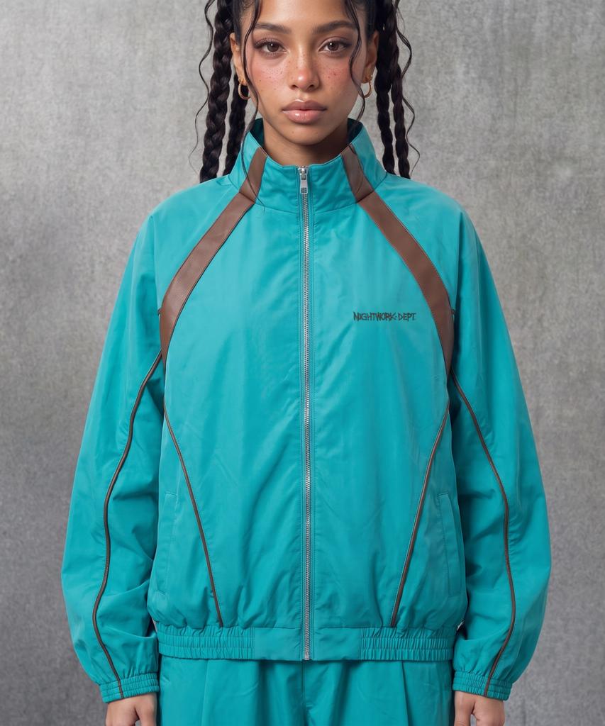 NIGHTWORKDEPT Midnight Racing Track Jacket_Mint