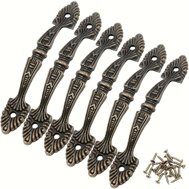 12European-style furniture hardware, wooden door and window handles, new Chinese-style antique bronze cabinet, drawer, wardrobe door, zinc alloy