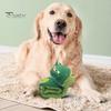 1/2шт набор игрушек для жевания собак с пищалкой, хрустящие шкуры, закуски, уход за зубами, плюшевые интерактивные игрушки для собак с пищалкой