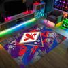 Fiorentina FC Design Crystal Velvet Carpet Cozy Non?Slip Printed Rug For Bedroom Living Room Entrance