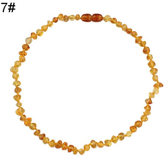 Ретро женское ожерелье из натурального янтаря с бисером, ювелирные изделия, подарок на день матери ручной работы