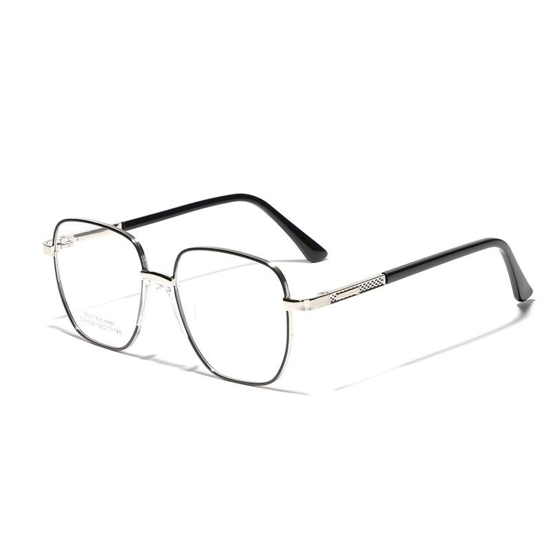 Очки Простая Большая Оправа Оправа для Миопии Обычное Зеркало Женский Повседневный Стиль Плоское Зеркало Мужской
