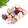 10Pcs Faux Silk Flower Eye-catching Vivid Fresh-keeping Practical 3D Multi-purpose Faux Silk Flower Photography Props